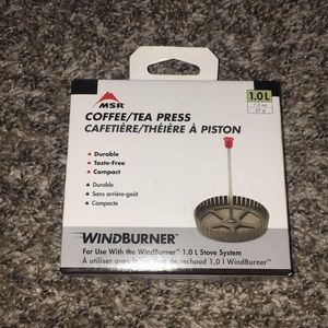 MSR windburned tea/coffee press